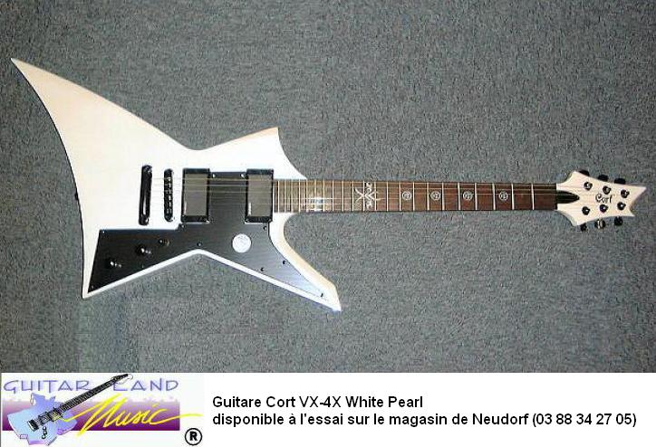 Guitare Cort VX4X White Pearl